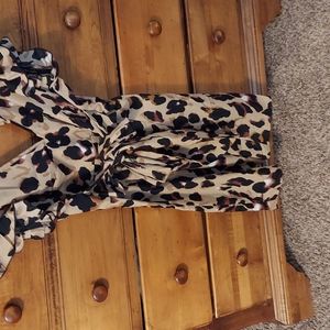 Animal print dress